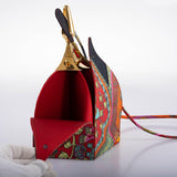 Hermes Unique Silk ‘Art des Steppes’ Yurt Runway Bag - 1991