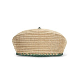 Hermes Wicker Fish Basket Crossbody, Vert Vertigo Swift with Palladium Hardware