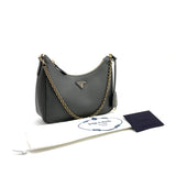 Saffiano Re-Edition 2005 Shoulder Bag Marmo
