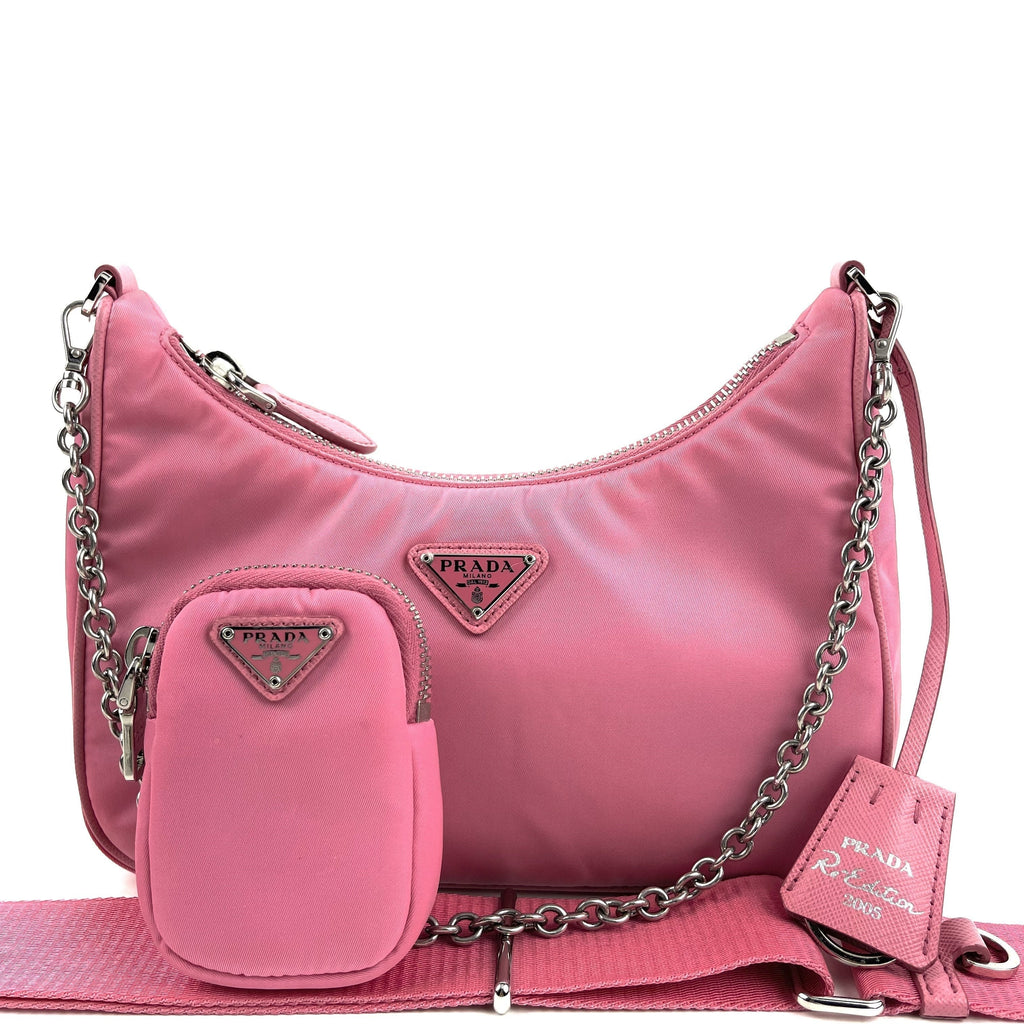 PRADA Re-Edition 2005 Pink Bag Multi