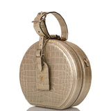 Louis Vuitton Gold Matte Alligator Petite Boite Chapeau