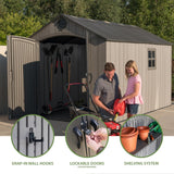 Lifetime 8 Ft. X 12.5 Ft. Outdoor Storage Shed – 60305
