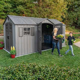 Lifetime 15 Ft X 8 Ft Outdoor Storage Shed – 60318