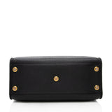 Louis Vuitton Calfskin Monogram Canvas On My Side MM Satchel (SHF-17802)