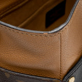 Louis Vuitton Calfskin Monogram Canvas On My Side MM Satchel (SHF-17802)