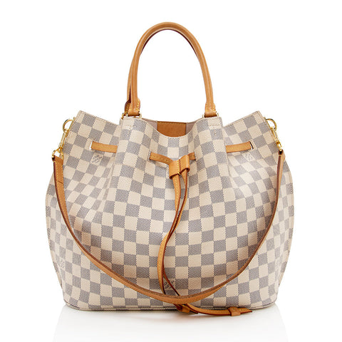 Louis Vuitton Damier Azur Girolata Tote (SHF-17350)