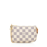 Louis Vuitton Damier Azur Mini Pochette Accessories (SHF-16530)