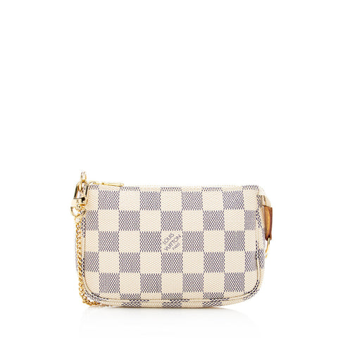 Louis Vuitton Damier Azur Mini Pochette Accessories (SHF-16530)