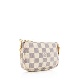 Louis Vuitton Damier Azur Mini Pochette Accessories (SHF-16530)