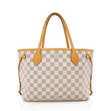 Louis Vuitton Damier Azur Neverfull PM Tote (SHF-17821)