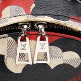 Louis Vuitton Damier Azur Patchwork Waves Palm Springs PM Backpack - FINAL SALE (SHF-15024)