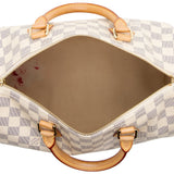 Louis Vuitton Damier Azur Speedy 30 Satchel (SHF-17043)