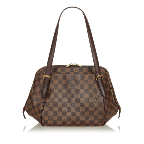 Louis Vuitton Damier Ebene Belem MM (SHG-26829)