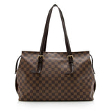 Louis Vuitton Damier Ebene Chelsea Tote (SHF-17298)