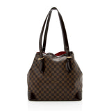 Louis Vuitton Damier Ebene Hampstead GM Tote (SHF-15485)