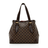 Louis Vuitton Damier Ebene Hampstead MM Tote (SHF-16598)