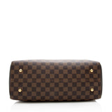 Louis Vuitton Damier Ebene Kensington Bowling Satchel (SHF-17976)
