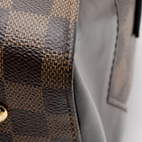 Louis Vuitton Damier Ebene Kensington Bowling Satchel (SHF-17976)
