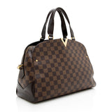 Louis Vuitton Damier Ebene Kensington Bowling Satchel (SHF-17976)