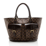 Louis Vuitton Damier Ebene Manosque GM Tote (SHF-18161)