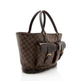 Louis Vuitton Damier Ebene Manosque GM Tote (SHF-18161)