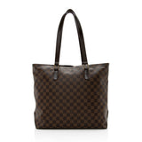 Louis Vuitton Damier Ebene Mezzo Tote (SHF-15490)