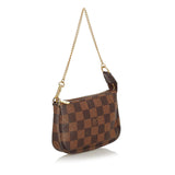 Louis Vuitton Damier Ebene Mini Pochette Accessoires (SHG-27032)