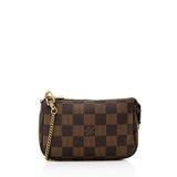 Louis Vuitton Damier Ebene Mini Pochette Accessoires (SHF-15739)