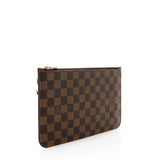 Louis Vuitton Damier Ebene Neverfull MM Pochette (SHF-18085)