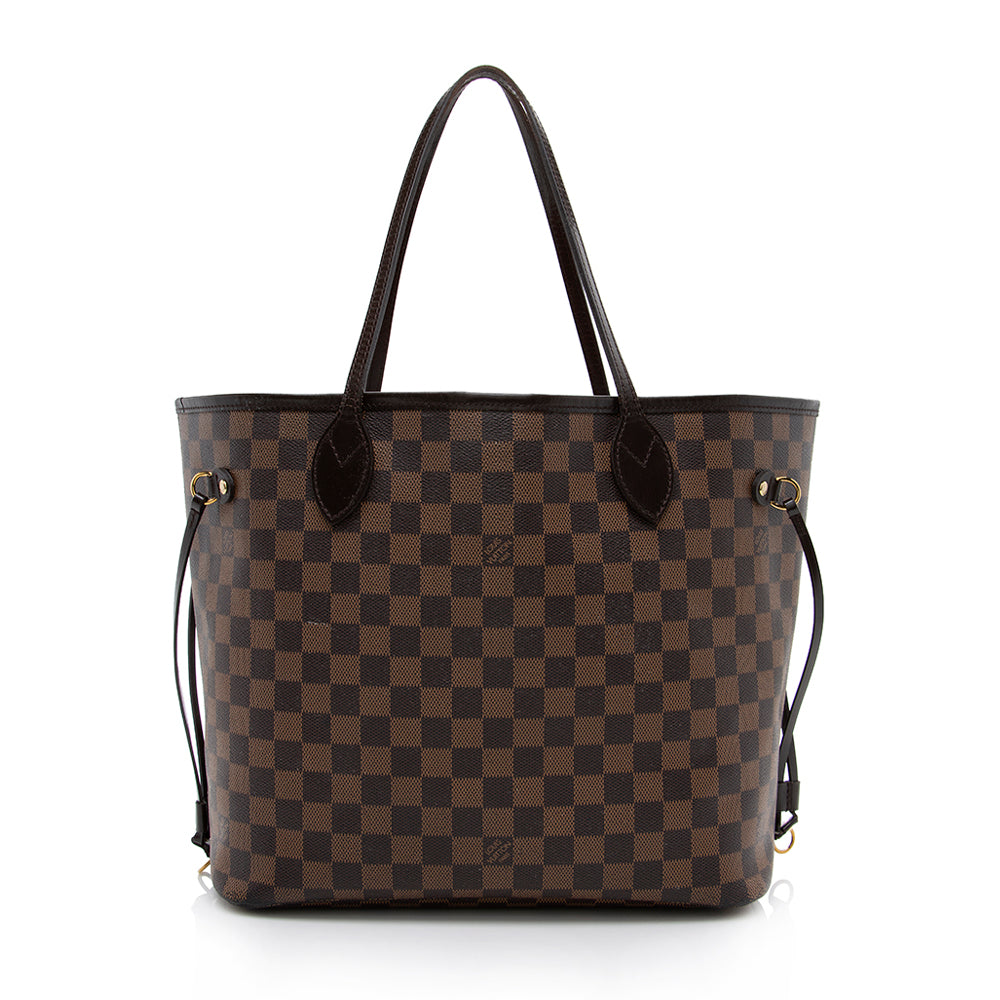 Louis Vuitton Damier Ebene Neverfull MM Tote (SHF-17409)