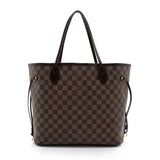 Louis Vuitton Damier Ebene Neverfull MM Tote (SHF-17409)