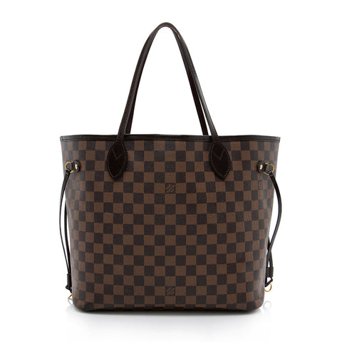 Louis Vuitton Damier Ebene Neverfull MM Tote (SHF-17409)