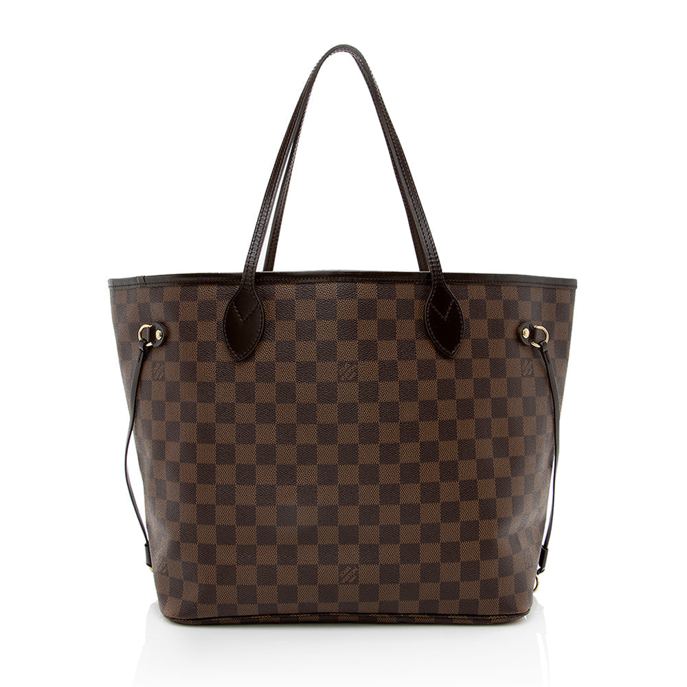 Louis Vuitton Damier Ebene Neverfull MM Tote (SHF-17044)