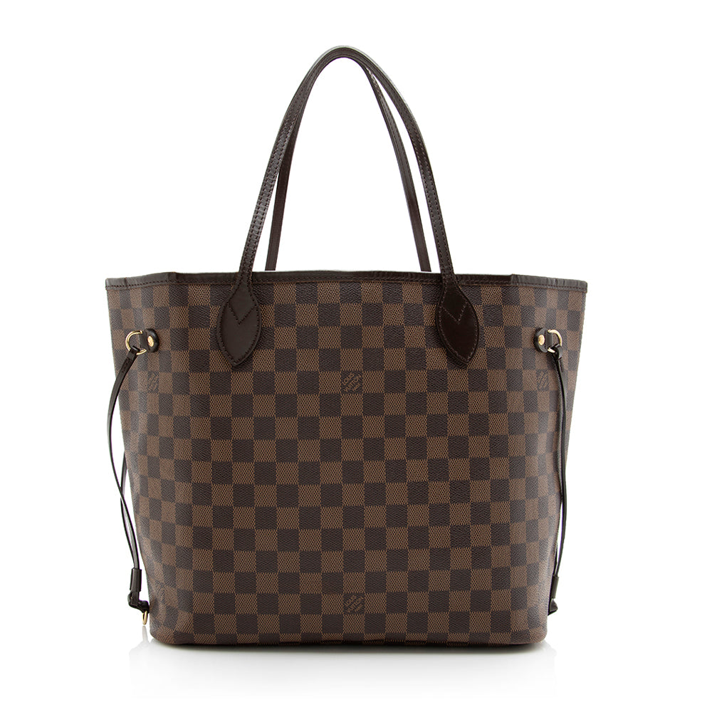 Louis Vuitton Damier Ebene Neverfull MM Tote (SHF-17773)