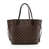 Louis Vuitton Damier Ebene Neverfull MM Tote (SHF-17826)