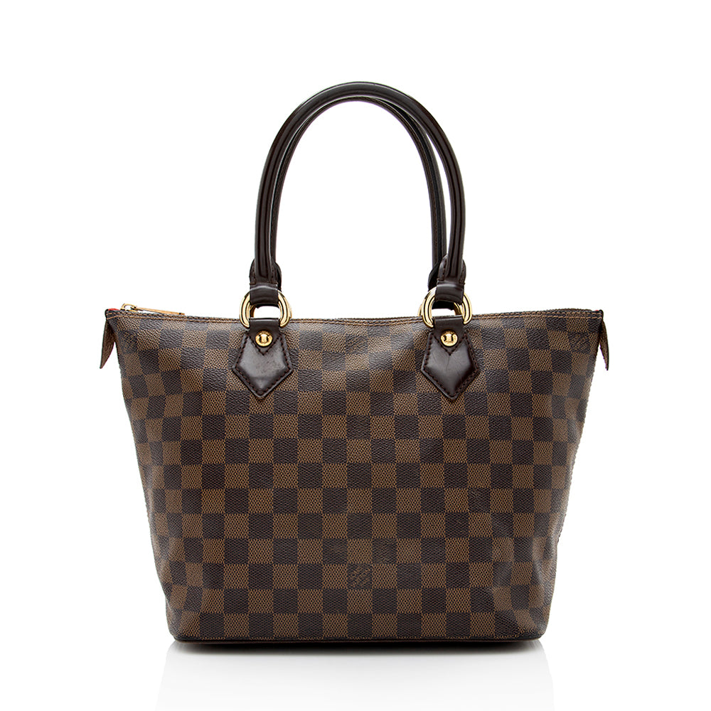 Louis Vuitton Damier Ebene Saleya PM Tote (SHF-18170)
