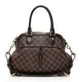 Louis Vuitton Damier Ebene Trevi PM Satchel (SHF-17876)