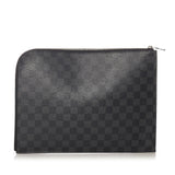 Louis Vuitton Damier Graphite Pochette Jour GM (SHG-27394)