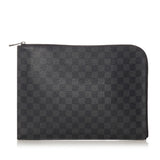 Louis Vuitton Damier Graphite Pochette Jour GM (SHG-27394)
