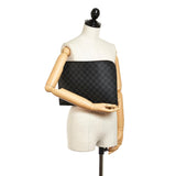 Louis Vuitton Damier Graphite Pochette Jour GM (SHG-27394)