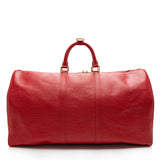 Louis Vuitton Epi Leather Keepall 55 Duffel Bag (SHF-16746)