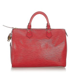 Louis Vuitton Epi Speedy 35 (SHG-22813)