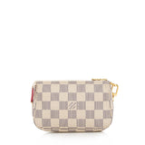 Louis Vuitton Limited Edition Damier Azur Animation Giraffe Mini Pochette Accessoires (SHF-18071)