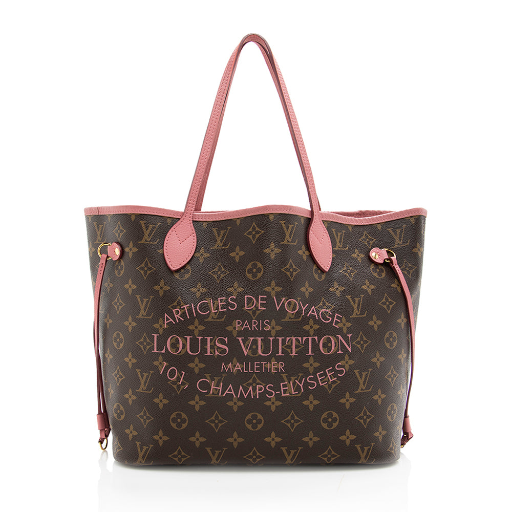 Louis Vuitton Limited Edition Monogram Canvas Ikat Neverfull MM Tote (SHF-18160)