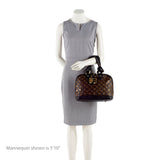 Louis Vuitton Limited Edition Monogram Canvas Monogram Eclipse Alma Satchell (SHF-16662)