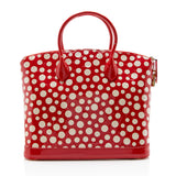 Louis Vuitton Limited Edition Monogram Vernis Dots Infinity Lockit MM Satchel (SHF-15344)