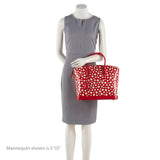 Louis Vuitton Limited Edition Monogram Vernis Dots Infinity Lockit MM Satchel (SHF-15344)