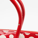 Louis Vuitton Limited Edition Monogram Vernis Dots Infinity Lockit MM Satchel (SHF-15344)