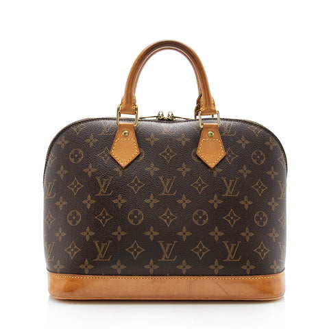 Louis Vuitton Monogram Canvas Alma PM Satchel (SHF-14795)