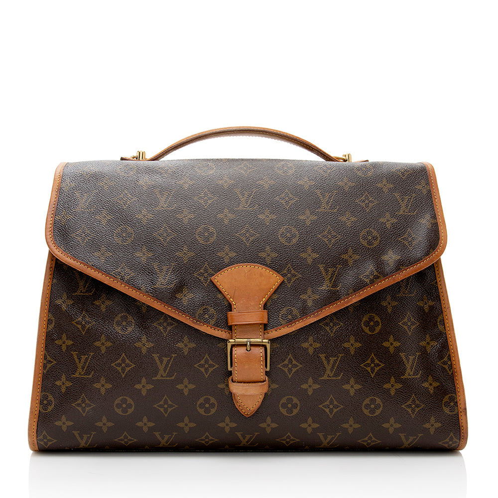 Louis Vuitton Vintage Monogram Canvas Bel Air GM Shoulder Bag (SHF-17800)